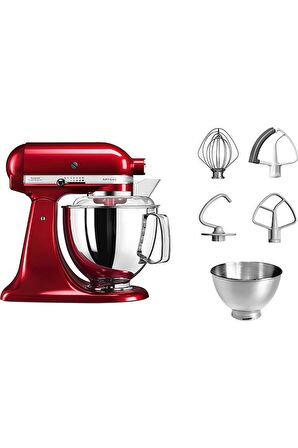 Kitchenaid 5Ksm175Pseca Artisan 4.8 Lt Mutfak Şefi - Candy Apple