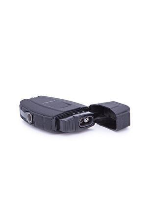 Parmida Çift Torch Pürmüz Siyah Metal Puro Çakmağı