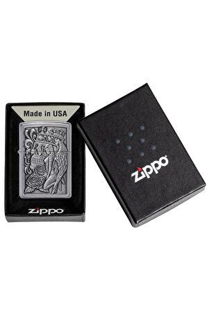 Zippo Çakmak 49442-087410 207 Skull And Angel Emblem