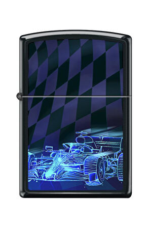 Zippo Çakmak Black Light Car Design 218-115979