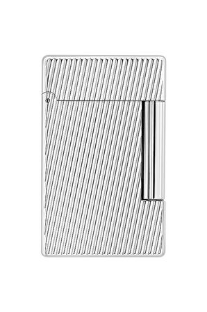 S.T. Dupont Initial Diagonal Gümüş Puro Çakmağı 20830