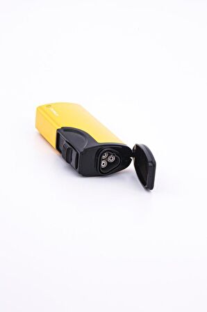 Parmida 3 Torch Pürmüz Sarı Puro Çakmağı
