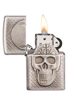 Zippo Çakmak 29818-069123 200 Skull With Brain Surprise