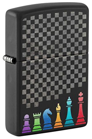 Zippo Çakmak 48662-106758 218C Chess Pieces Design