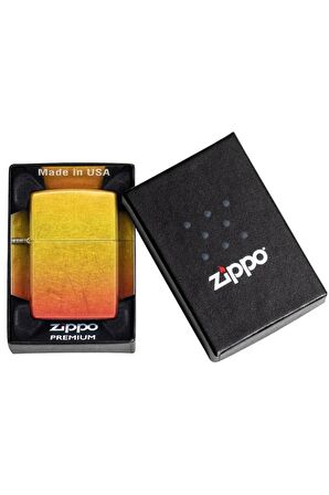 Zippo Çakmak 48512-099383 48458 Ombre Orange Yellow Design