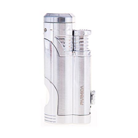 Parmida 2 Torch Pürmüz Gümüş Puro Çakmağı