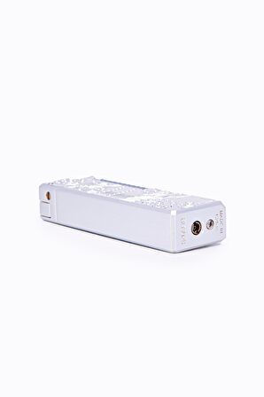 Parmida Gümüş Desenli Soft Flame Metal Çakmak