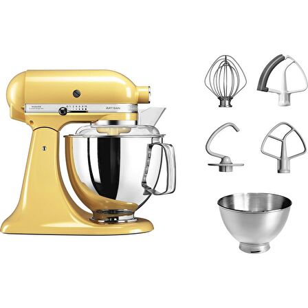 KitchenAid 5KSM175PSEMY Artisan 4.8 Litre Mutfak Şefi - Majestic Yellow