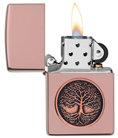 Zippo Çakmak Tree Of Life Emblem Design 49638-090626