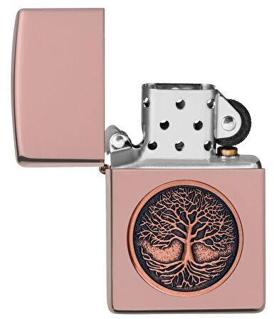 Zippo Çakmak Tree Of Life Emblem Design 49638-090626