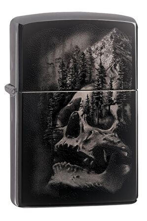 Zippo Çakmak 49141-078549 150 Skull Mountain Design