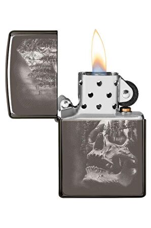 Zippo Çakmak 49141-078549 150 Skull Mountain Design