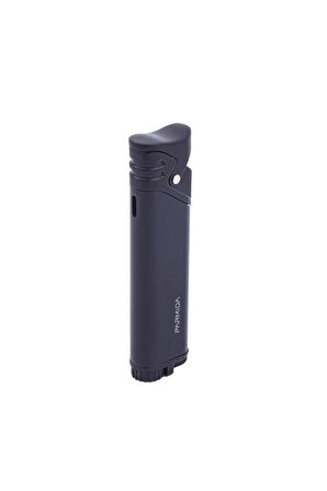Parmida Tek Torch Pürmüz Siyah Puro Çakmağı