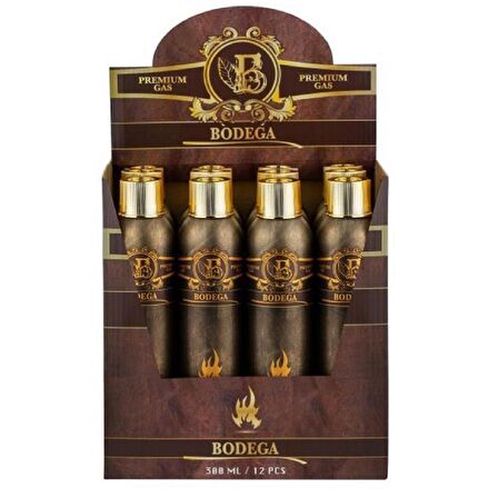 Bodega Premium Gazlı ve Pürmüzlü Çakmaklar İçin Bütan Gaz 300ml