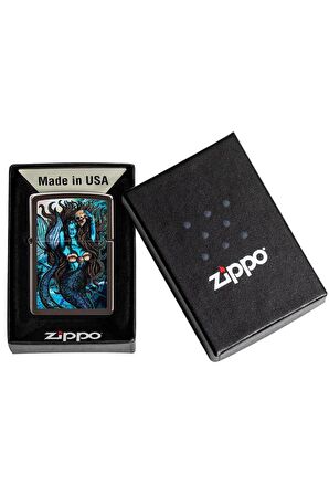 Zippo Çakmak Siren Design Brown Pocket Lighter