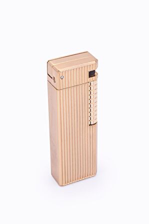 Parmida Gold Çizgi Detaylı Soft Flame Metal Çakmak