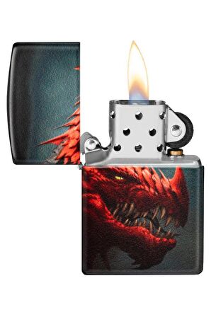 Zippo Çakmak 48777-109102 49352 Red Dragon Design