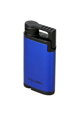 Colibri Belmont Tek Torch Pürmüz Mavi - Siyah Puro Çakmağı