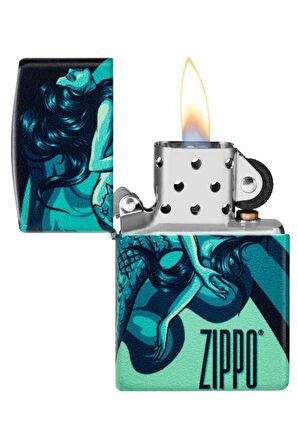 Zippo Çakmak 48605-103366 49352 Mermaid Zippo Design