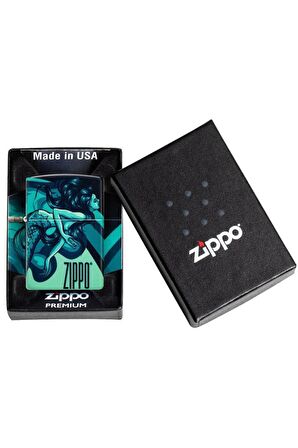 Zippo Çakmak 48605-103366 49352 Mermaid Zippo Design