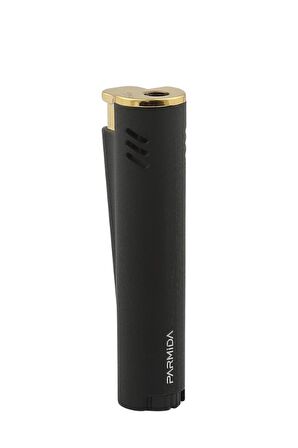 Parmida Tek Torch Pürmüz Siyah Metal Puro Çakmağı