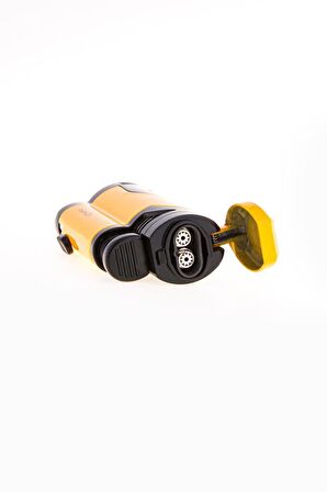 Parmida 2 Torch Pürmüz Sarı Puro Çakmağı