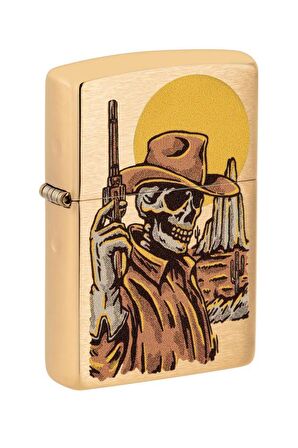 Zippo Çakmak 48519-103458 204B Cowboy Skull Design