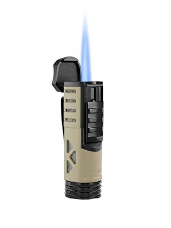 Xikar Tactical Single Lighter Flat Dark Puro Çakmağı