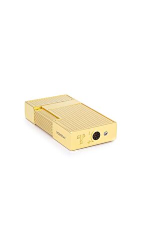 Parmida Gold İşlemeli Perde Alev Metal Puro Çakmağı