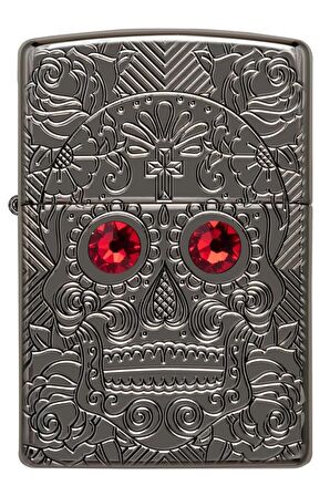 Zippo Çakmak 49300-083349 Crystal Skull Design