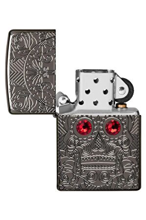 Zippo Çakmak 49300-083349 Crystal Skull Design