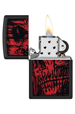 Zippo Çakmak 49775-093910 Red Skull Design