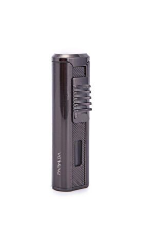 Parmida 3 Torch Pürmüz Gunmetal Metal Puro Çakmağı