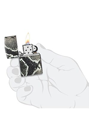 Zippo Çakmak 48231-097701 Snake Skin Design