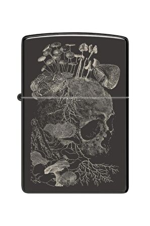 Zippo Çakmak 48590-103654 24756 Skull Mushroom Design