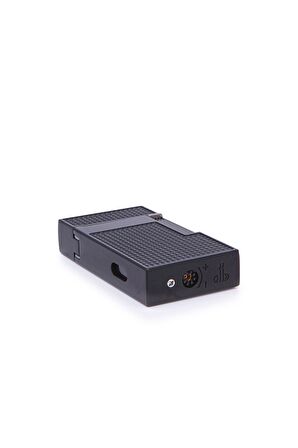 Parmida Siyah İşlemeli Perde Alev Metal Puro Çakmağı