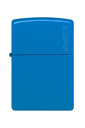 Zippo Çakmak Sky Blue Zippo Logo 48628ZL-103374