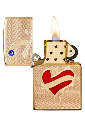 Zippo Çakmak 49303-083344 Heart and Sword Design