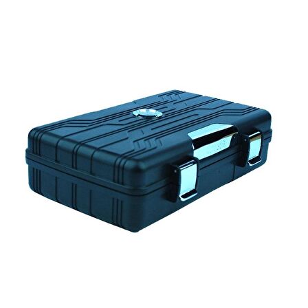 Parmida Seyahat Tipi Mat Siyah Humidor Puro Kutusu