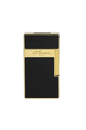 S.T. Dupont Big D Golden Shiny Black Lacquer Puro Çakmağı 25002