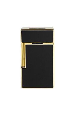 S.T. Dupont Big D Golden Shiny Black Lacquer Puro Çakmağı 25002