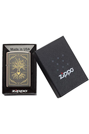 Zippo Çakmak 49839-115799 Tree of Life Card Design