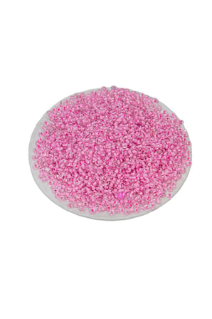 100 Gr İçten Boyalı Pembe 06 Numara Hobi Boncuğu