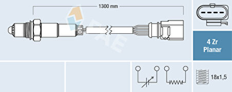 LAMBDA SENSÖRÜ 1.8TSI-2.0TSI/GTI 06D906265FAE