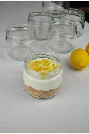 6'lı Cam Magnolya Bardağı Magnolia Puding Kasesi Cam Tatlı Cup Kase Seti 300 cc