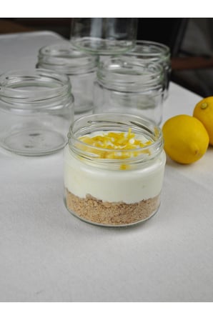 6'lı Cam Magnolya Bardağı Magnolia Puding Kasesi Cam Tatlı Cup Kase Seti 300 cc