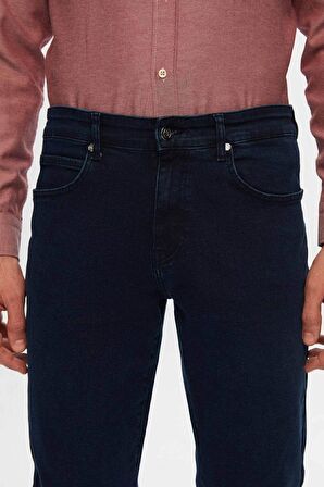 Ds Damat Slim Fit Lacivert Düz Boru Paça Denim Pantolon 6HCJ3ORT00102 6HCJ3ORT00102