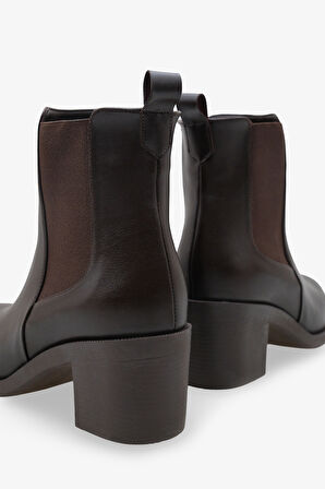 Kadın Topuklu Günlük Bot Elwins Kahve