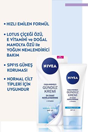 Nivea Canlandırıcı Gündüz Kremi Normal Ciltler