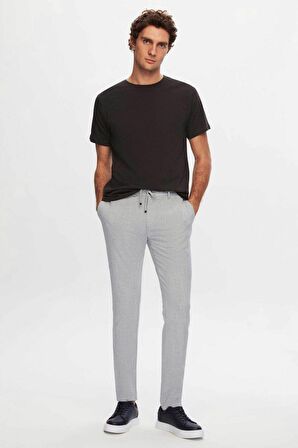 Ds Damat Slim Fit Antrasit %100 Pamuk T-Shirt 4HC141996753M